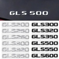 ABS Letters Car Sticker Tail Trunk Emblem Badge for Mercedes Benz GLS200 GLS250 GLS260 GLS300 GLS320