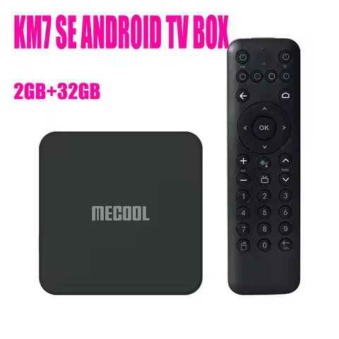 Mecool KM7 SE 4k android 2GB32GB Google Certified Chromecast Hebrew Portuguese Voice Control Global 