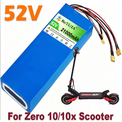 52V 21Ah Lithium Ion Battery 1500W with 30A BMS 48V 60V Lithium Scooter Battery 52v 21ah Battery Pac