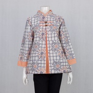 Blus pias koin 02 | Baju Kerja Batik Wanita | Langitjua Collection