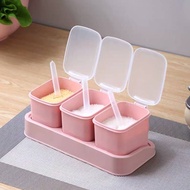 3 4 Compartments Wheat Straw Environmentally Friendly Scoop C089
