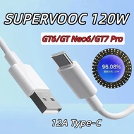 12A Type-C for Realme GT6 data cable OPPO 120W SUPER VOOC Realme GT Neo6 charging Neo 6SE fast charg