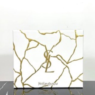 YSL 聖羅蘭粉皮革氣墊口紅2件套聖誕款！ 配禮袋！ 內含：YSL聖羅蘭黑色皮革氣墊10#+YSL聖羅蘭小金條口紅1966#