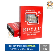Bộ bài tây Đài Loan ROYAL làm từ 100% Nhựa PVC có thể uốn cong mà không gãy Bài tây Cao Cấp made in