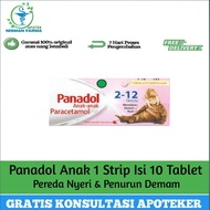 PANADOL ANAK CHEW CHERRY 1 STRIP 10 TABLET