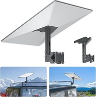 XLTTYWL Starlink Gen 3 RV Ladder Bracket, 360° Adjustable Aluminium Alloy Starlink V3 Mounting Acces