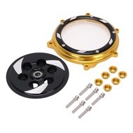 JFG Motorcycle DRZ400 Clear Clutch Cover  DRZ400E DRZ400S DRZ400SM  For SUZUKI
