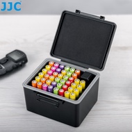 JJC 44 Vertical Slot AAA battery Case with Battery Checker IP 67 Sealed Water-resistant 3A Battery P