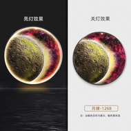 ภาพตกแต่ง LED รูปวงกลมสำหรับตกแต่งห้องนอน ห้องนั่งเล่น ภาพวาดตกแต่งผนังห้องนอน ภาพวาดติดผนังหัวเตียง