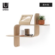 Umbra ชั้นวางของติดผนังห้องนั่งเล่น Tv Wall Rack ฉากกั้นห้องนอนชั้นวางของสไตล์นอร์ดิกรูปร่างพิเศษ < 