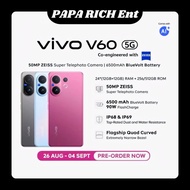 Preorder-vivo V60 5G (12+256GB/12+512GB)