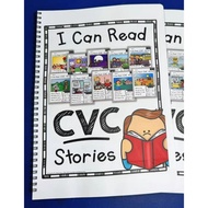 I Can Read CVC Phonics Stories Workbook (60 Stories) | Early Reading & Comprehension Worksheets