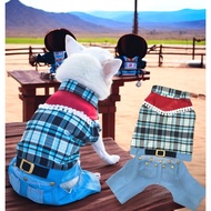Cowboy Suit For Dogs/Cats/Beautiful Work Good Fabric Thai Brand