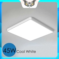 Square Ceiling Light 32 LED Ceiling Light Cool White 45W 40x40cm