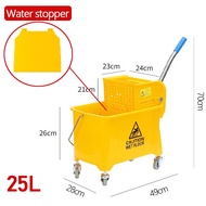 Hospital Industrial Premium Quality 36 L Cleaning Mop Squeezer Bucket with  squeezer heavy duty with