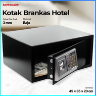 COD TaffGUARD Kotak Brankas Hotel Safety Box Password 43x35x20cm - 43EA / brankas penyimpanan uang d
