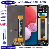 Original For Samsung Galaxy A13 4G A135 LCD Display Touch Screen Digitizer For Samsung A13 LTE A135F
