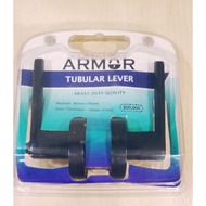 ARMOR- ATL- R1506( Matt Black) Heavy Duty Tubular Lever Lockset/ Tombol Pintu Rumah Warna Hitam