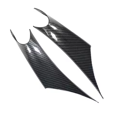 4X Carbon Fiber Matte Black Interior Door Handle Panel Cover For BMW 3 4 Series M3 M4 2012-2018 F30 