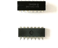 Todiys New 5Pcs for 74AC14 74AC14N SN74AC14N CD74AC14E DIP-14 Hex Schmitt Trigger Inverter IC Chip S