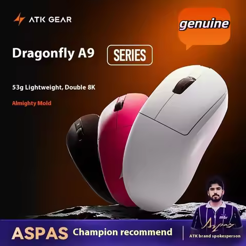 ATK A9 Ultra Wireless Gaming Mouse A9/A9 SE/A9 Plus/A9 Pro Tri-Mode 8K 53g Lightweight E-sports Gami