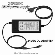 Product si DC24V 6A Adaptor US/EU Plug 150W Power Supply Transformer LED Driver Power Supply