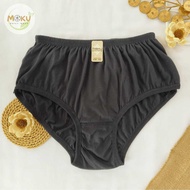 Women's Dark Black Plain Jumbo Panties Smooth from Teenagers to Pregnant Women (ML XL XXL 4L 5L)