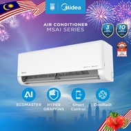 Midea Avigator MSAI-10/13/19/25CRFN8 5 Star EcoMaster R32 Inverter Air Conditioner / Aircond 1HP/1.5