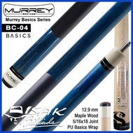 MURREY BASICS BC-04 CUE - BLUE MAPLE POOL CUES STICK BILLIARD PU WRAP - BHEVIN STORE