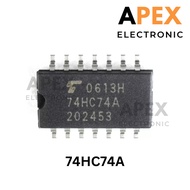 74HC74A Dual D Flip−Flop with Set and Reset