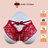 Women's KIMI Lace Underwear With Sexy Breathable Bow