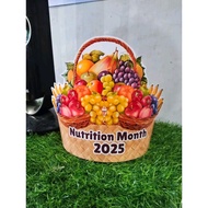 BUWAN NG WIKA / NUTRI-CROWN COSTUME NUTRITION MONTH BUWAN NG WIKA HEADDRESS/HEADWEAR For your kids