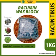 Bayer Racumin 1KG Wax Block - Racun Tikus Norway, Hitam & Mencit, Umpan Kuat Coumatetralyl 0.0375%