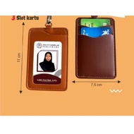 ID card holder Name Cheapest leather ID card holderTAG 3-slot ID card holder