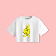 MADMAN Croptee "REX ORANGE COUNTY" Premium | WHITE Croptop | CRPP REX-5