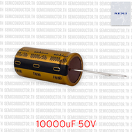 C 10000uf 50v Nichicon FW Audio 85C Capacitor ตัวเก็บประจุ ขนาด 25x50มม.