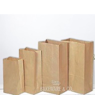 Brown Paper Bag SOS Kraft Brown 50gsm Food Grade Bakery Bag