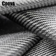 F202 COOVA 3K 240G ความกว้าง200มม./300มม. ผ้าคาร์บอนไฟเบอร์ลายทแยงผ้าใช้สำหรับตกแต่ง DIY