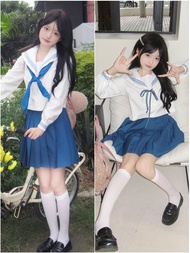 Bộ Đồng Phục Thủy Thủ Ngắn Mùa Thu Phong Cách Cơ Bản Nguyên Bản JK Bộ Đồng Phục Học Sinh Phong Cách