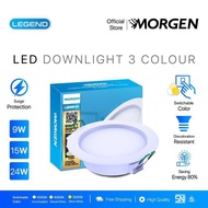 24W Watt Tuneable Color LED Panel DownLight 3 Color Legend Series Morgen