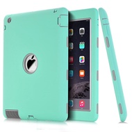 For Apple iPad 2 iPad 3 iPad 4 Case Amor Cover Heavy Duty Silicone Shockproof Protect Case for iPad2