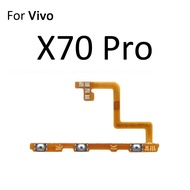 For Vivo X80 X70 X60 X51 X50 Pro Plus Lite Replacement Parts Switch Power ON OFF Key Mute Volume But