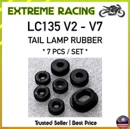 ( 7 Pcs / Set ) Yamaha LC135 New 135LC New LC 135 New V2 V3 V4 V5 V6 V7 Tail Light Rubber Set Tail L