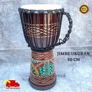 Jimbe Jumbo Tinggi 50 cm Motif Ukir Kendang Jimbe