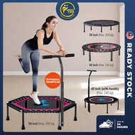 Trampoline Fitness Jumping Cardio Trainer Max Capacity Up to 300KG Exercise Trampoline Kid/Adult Wit