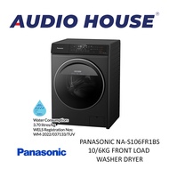 [Bulky] PANASONIC NA-S106FR1BS 10/6KG FRONT LOAD WASHER DRYER ***1 YEAR WARRANTY BY PANASONIC***