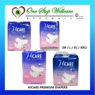 HICARE PREMIUM DIAPERS (M / L / XL / XXL) 10PCS