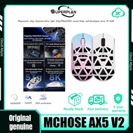 MCHOSE AX5 V2 magnesium alloy wireless Bluetooth mouse with three modes of connection PAW3950 sensor