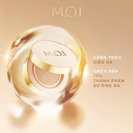 Long-lasting color Combo of M.O.I Premium Baby Skin Cushion, Baby Cheek Milk Blush and Ho Ngoc Ha Ma