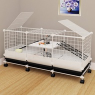 Rabbit Cage Indoor Dedicated Household Automatic Manure Cleaning Anti-Spray Urine Extra Large Nest P